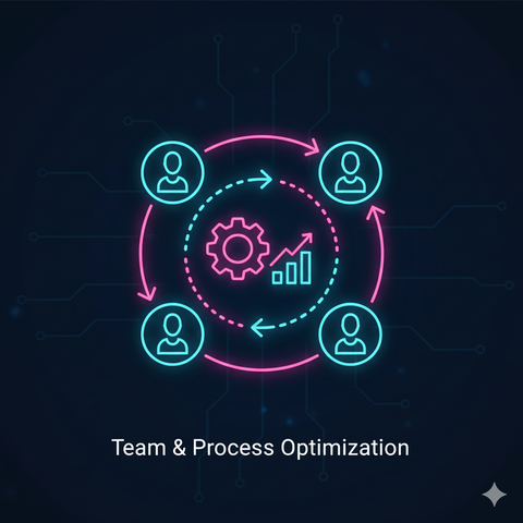 Team and process optimization icon